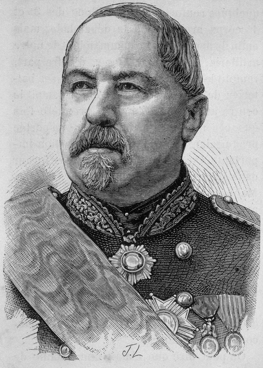 Portrét Josepha Vinoye (1800-1880), francouzského generála. od Unknown artist