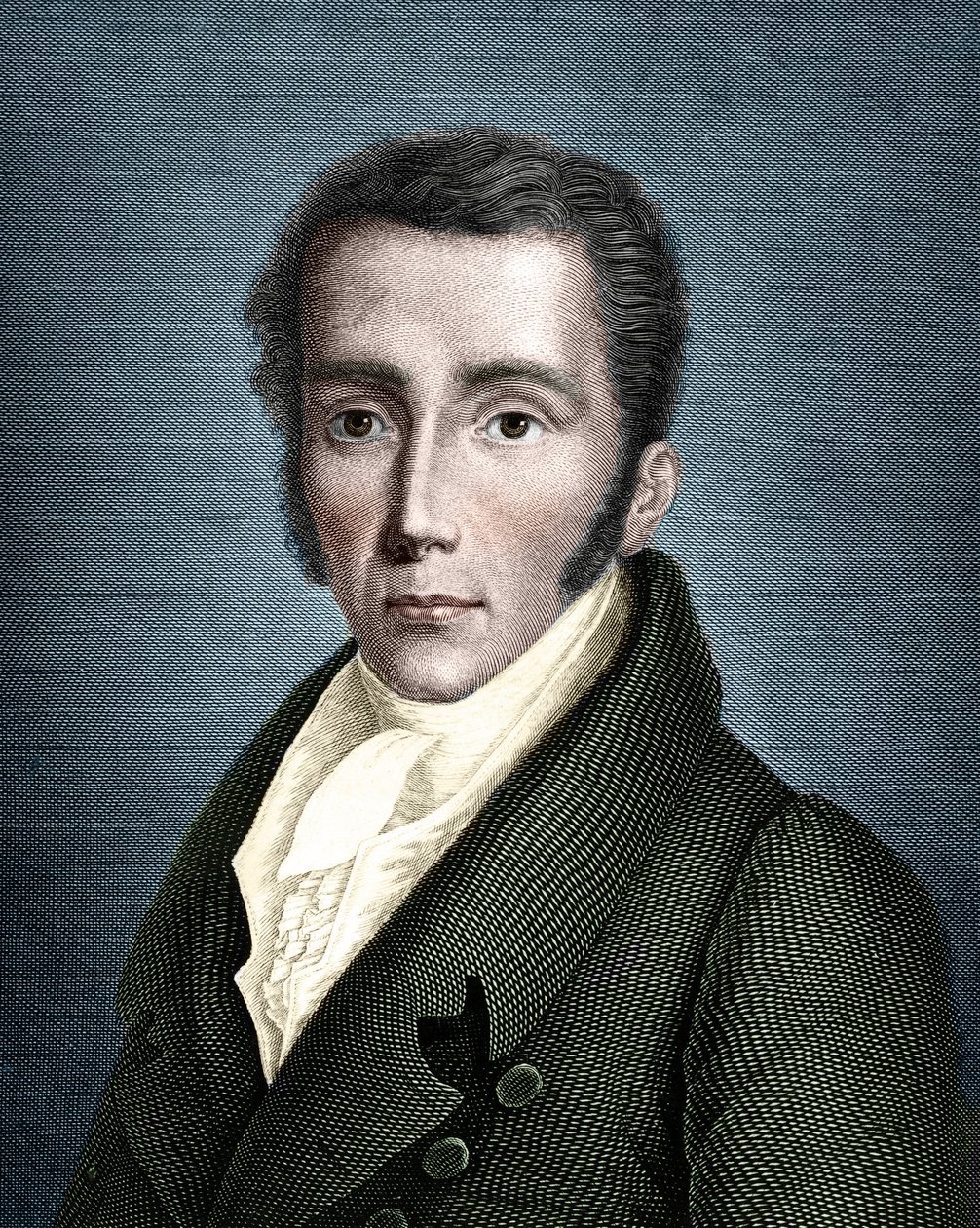 Portrét Josepha von Fraunhofera (1787 - 1826) německý optik a fyzik, zakladatel spektroskopie. od Unknown artist