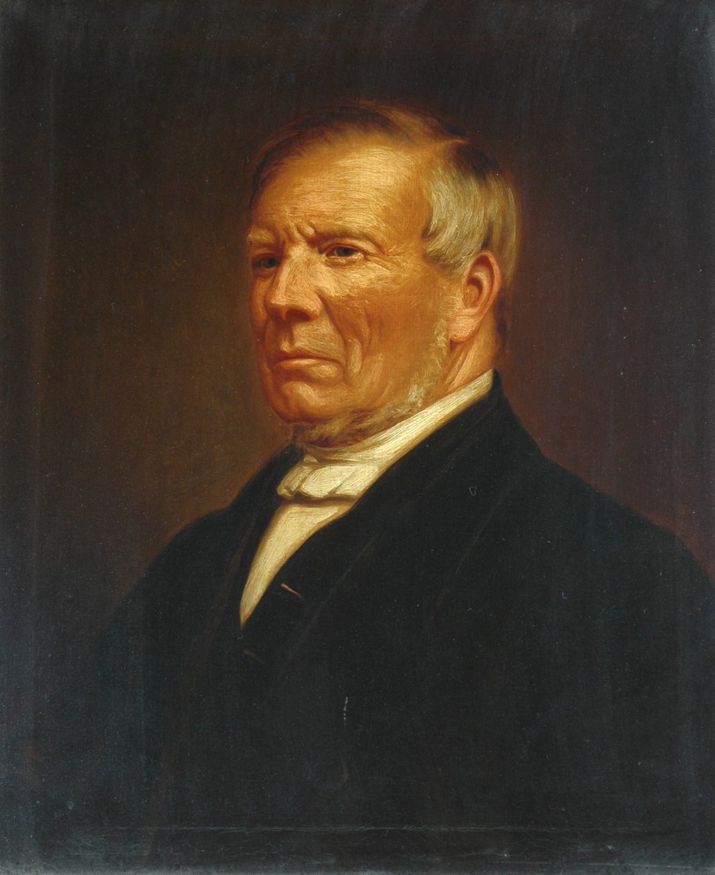 Portrét Joshuy Dodgsona, kolem roku 1855 od Unknown