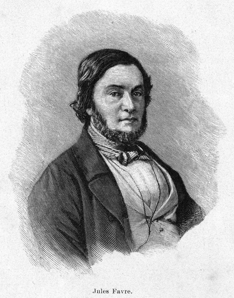Portrét Julese Favrea (1809 -1880), francouzského politika od Unknown artist