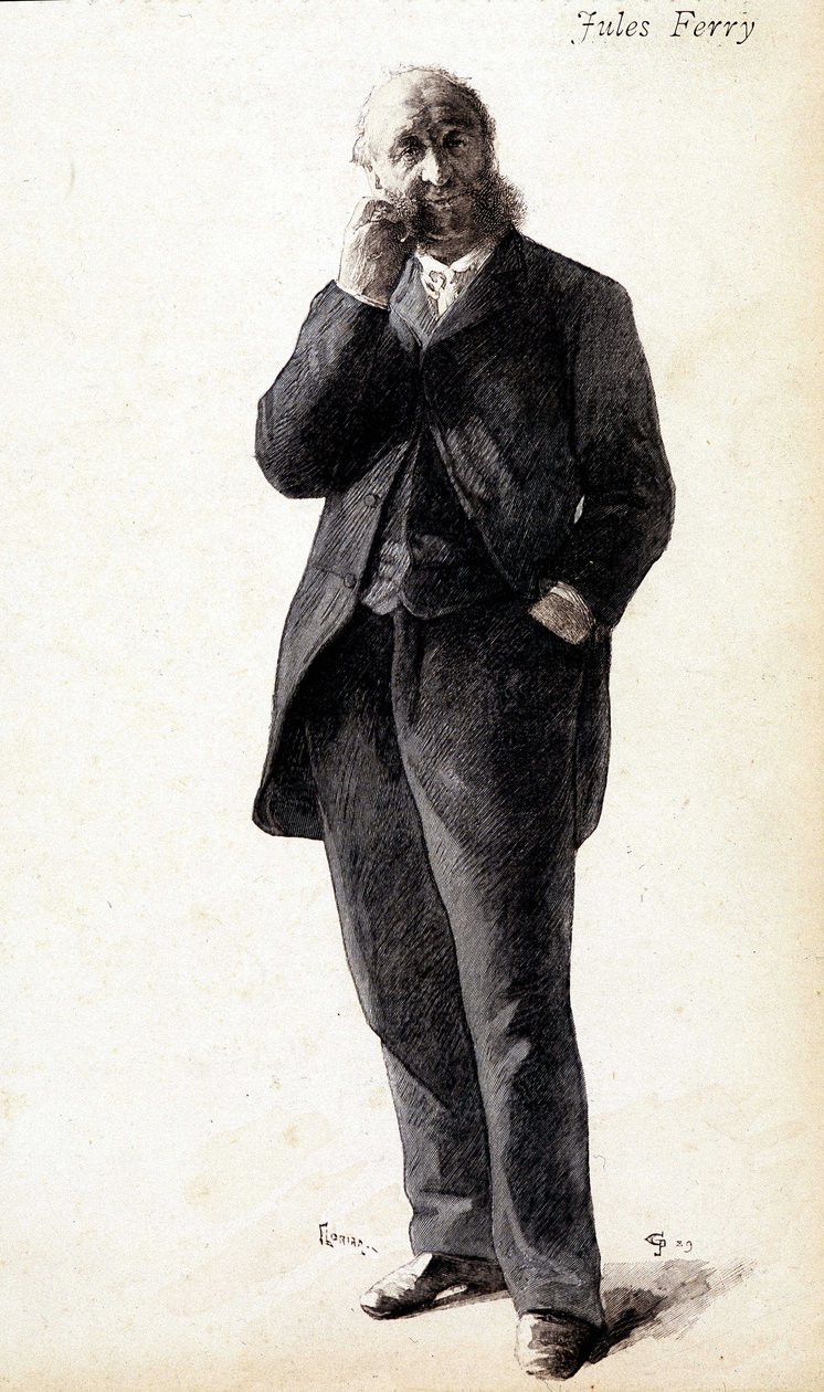 Portrét Julese Ferryho, cca 1880 od Unknown artist