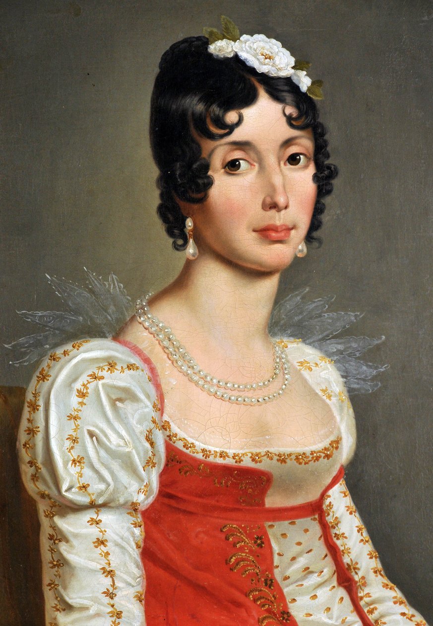 Portrét Julie Clary (1771-1845), začátek 19. století (obraz) od Unknown Artist