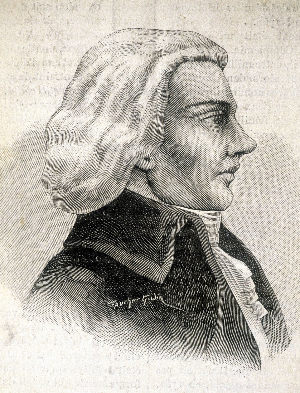 Portrét Juliena-Louise Geoffroye, kritika (1743 - 1814) - v „“Les Contemporains“, n. d. koncem 19. století. od Unknown artist