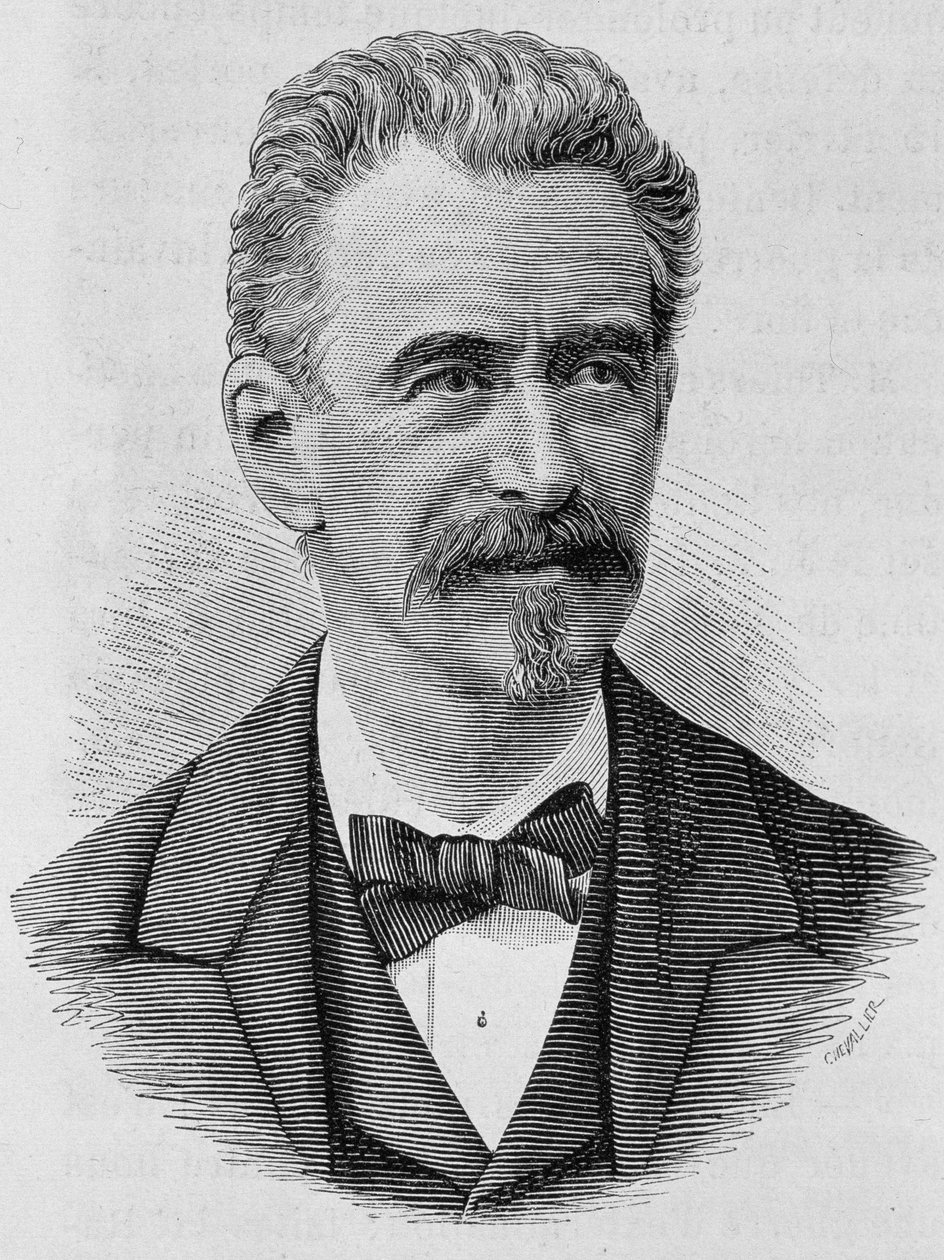 Portrét Kellera. Rytina z konce 19. století v „Histoire de France““ od H. Martina. od Unknown artist
