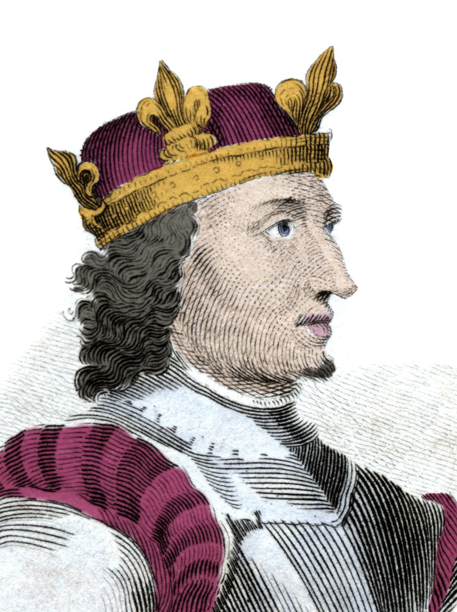Portrét krále Etienna (Stephena) dit de Blois (1096-1154), posledního normanského krále Anglie. od Unknown artist