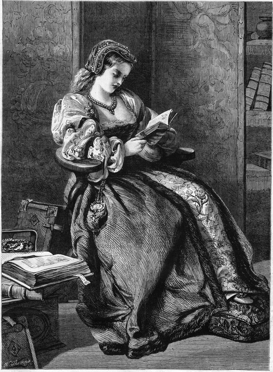 Portrét Lady Jeanne Gray (Jane Gray od Unknown artist
