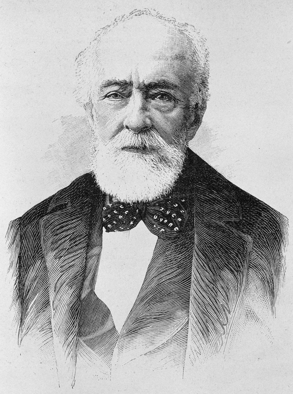 Portrét Lajose Kossutha (1802 - 1894). Rytina konce 19. století v „Histoire de France““ od H. Martina. od Unknown artist