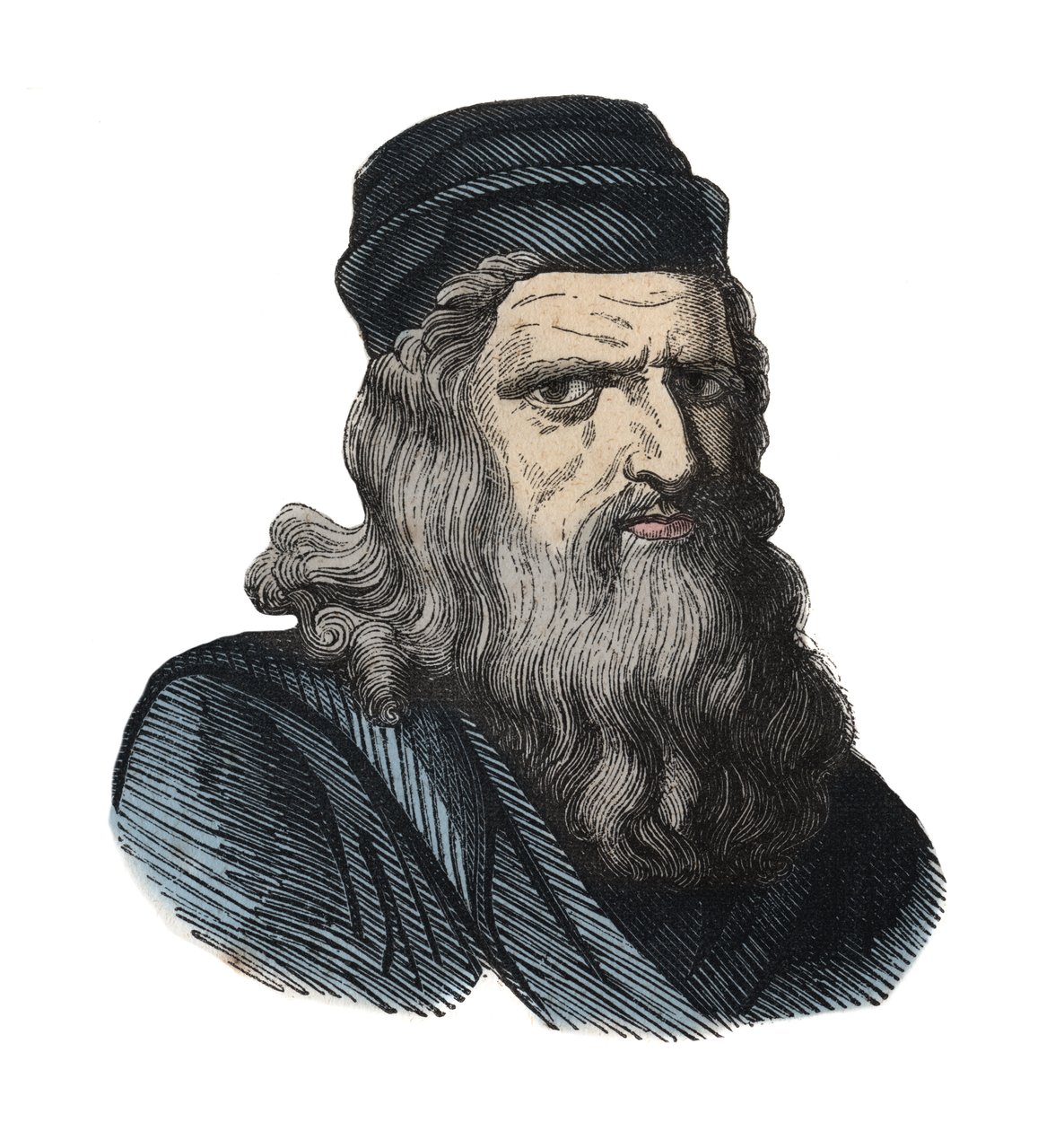 Portrét Leonarda da Vinciho (1452-1519). od Unknown artist