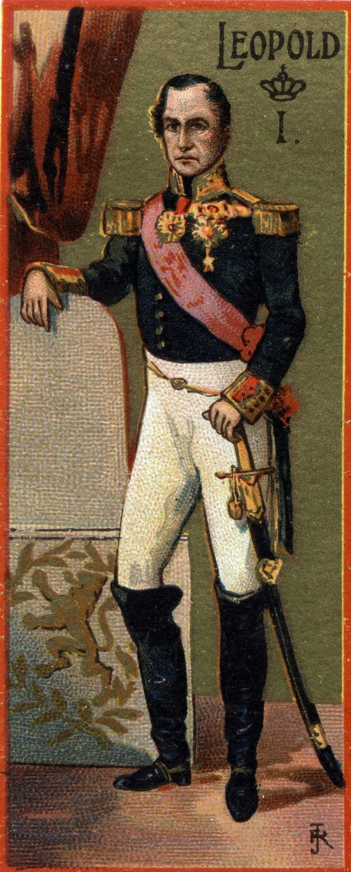 Portrét Leopolda I. 1. 1. Belgie (1790-1865). od Unknown artist