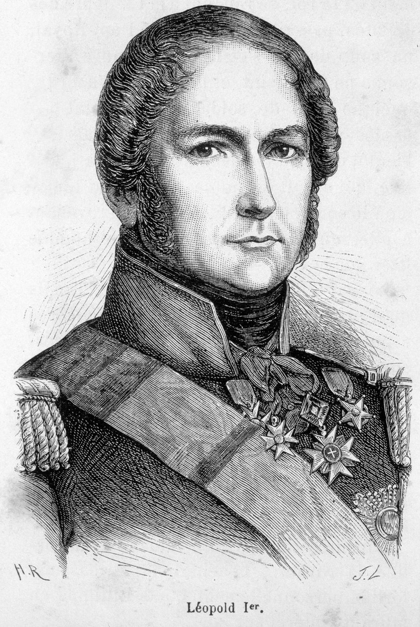 Portrét Leopolda I. Saského Cobourg Gotha (Sasko-Coburg-Gotha od Unknown artist