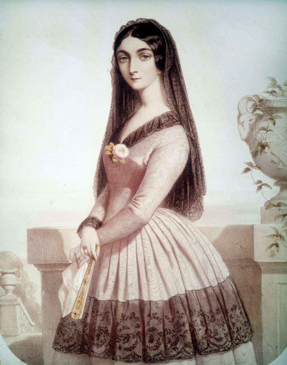 Portrét Loly Montes ou Montez (nebo Maria Dolores Gilbert) (1818-1861), oblíbený Louis I de Baviere od Unknown artist