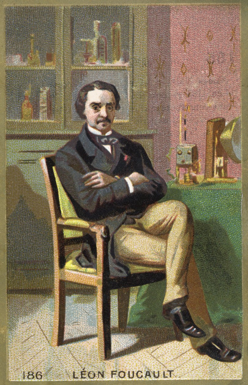 Portrét Léona Foucaulta (1819-1868), francouzského fyzika. od Unknown artist