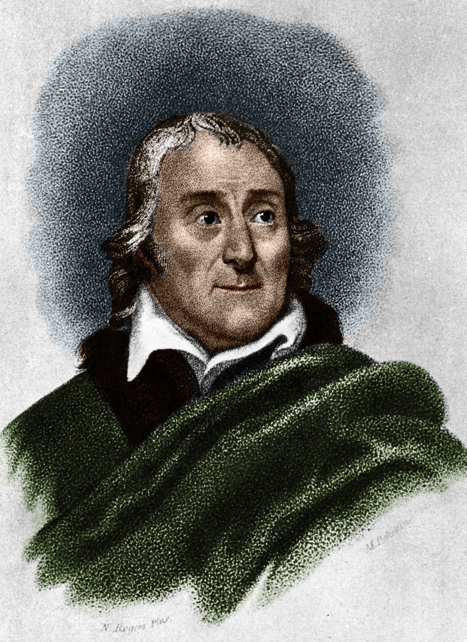 Portrét Lorenza da Ponte (1749-1838), libretisty a italského spisovatele židovského původu. od Unknown artist