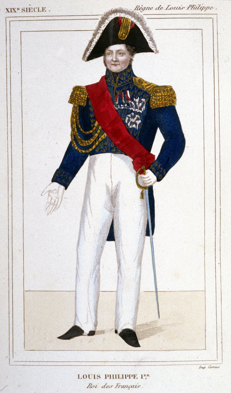 Portrét Ludvíka - Filipa I. (1773 - 1850), krále francouzského. od Unknown artist