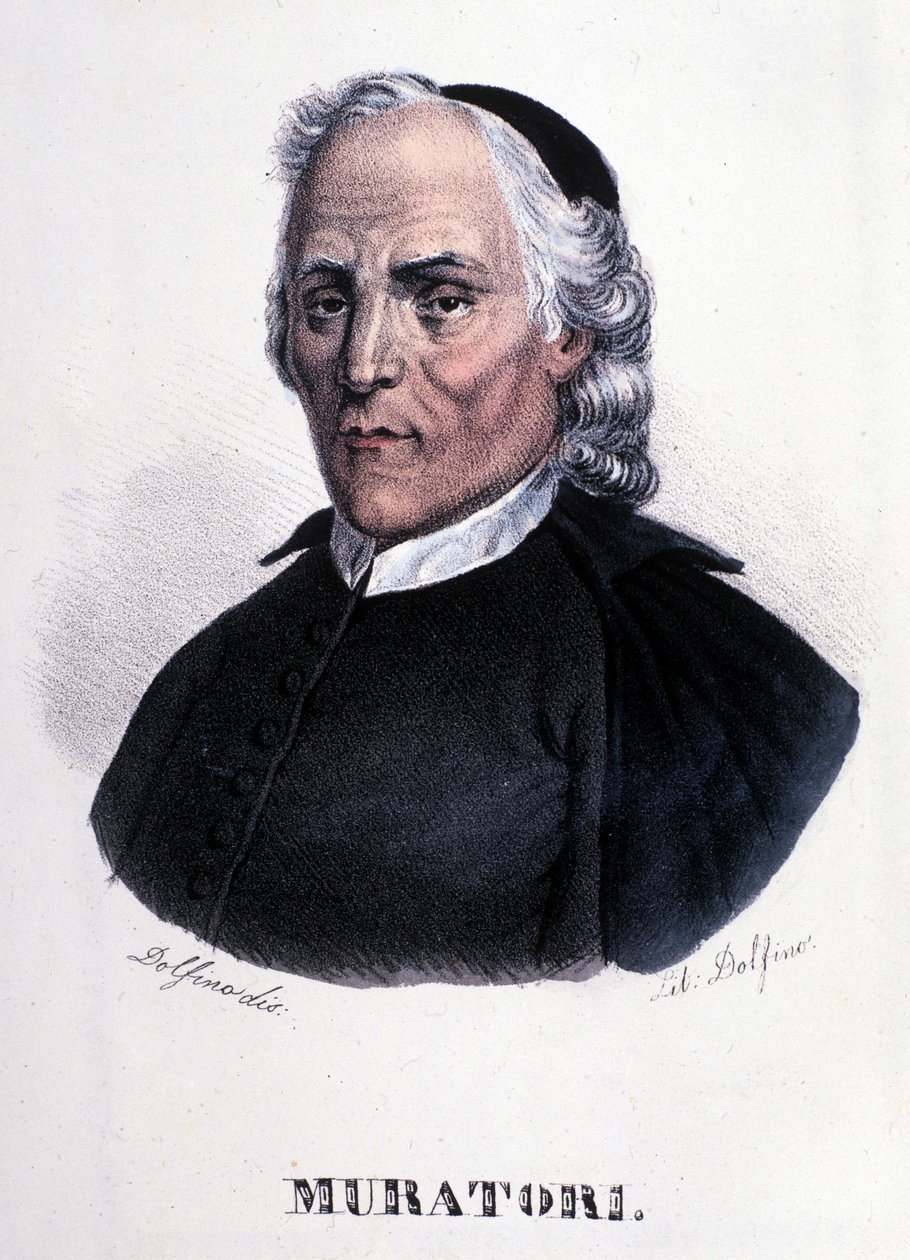 Portrét Louis Antoine Muratori od Unknown artist