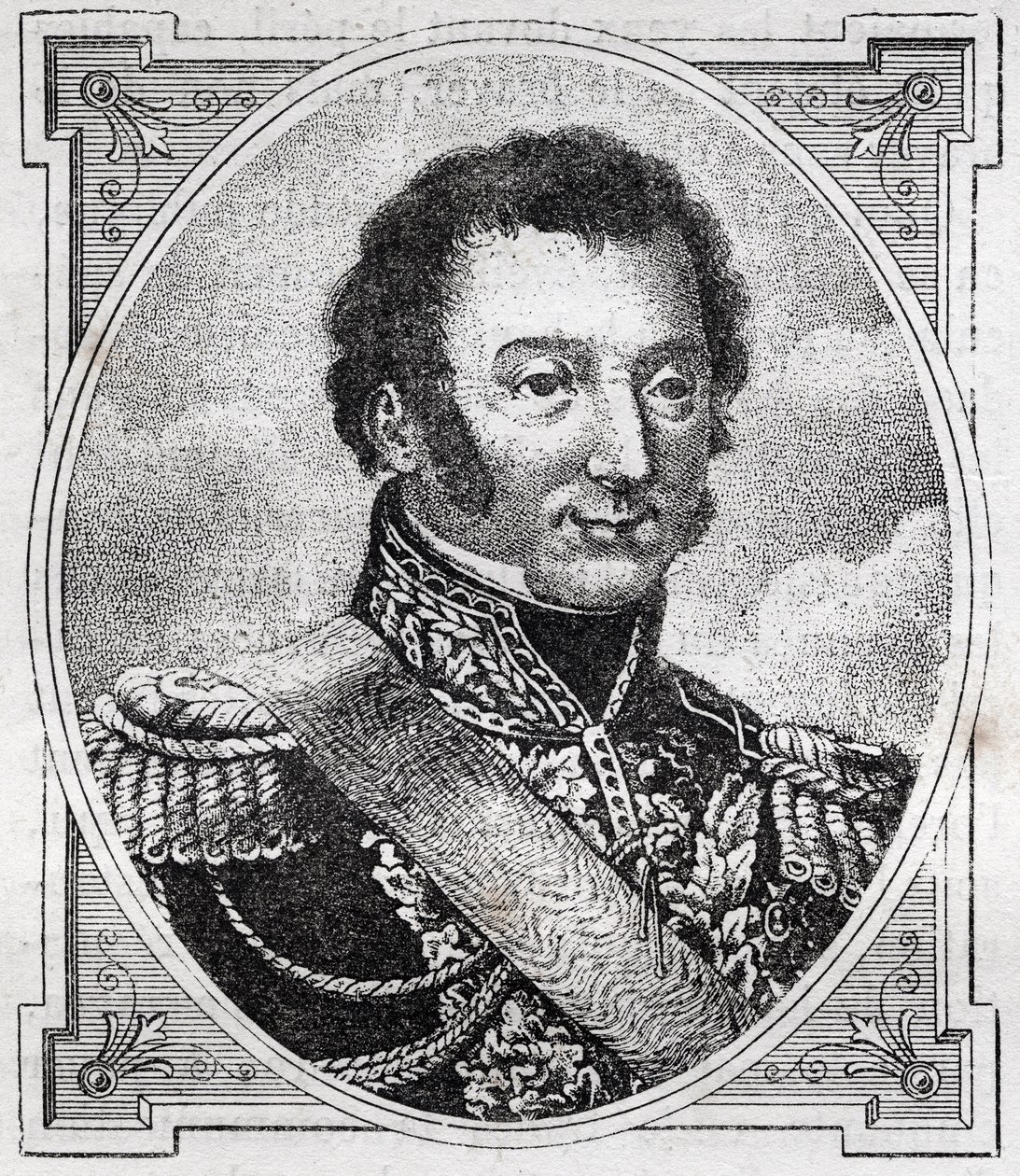 Portrét Louise Augusta Victora de Ghaisne de Bourmont (1773-1846), maršála Francie. od Unknown artist