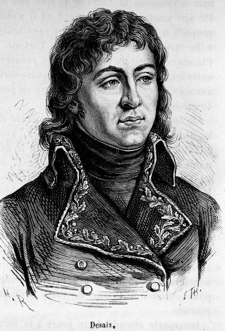 Portrét Louis Charles Antoine Desaix de Veygoux (1768-1800), francouzský generál. od Unknown artist