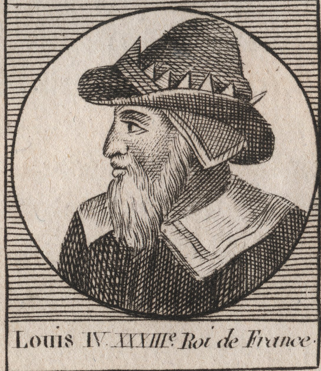 Portrét Ludvíka IV. d