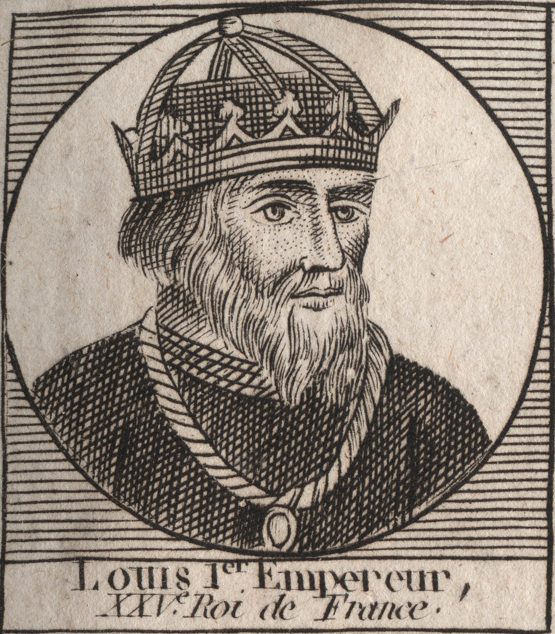 Portrét Ludvíka I. „Pobožného“ od Unknown artist