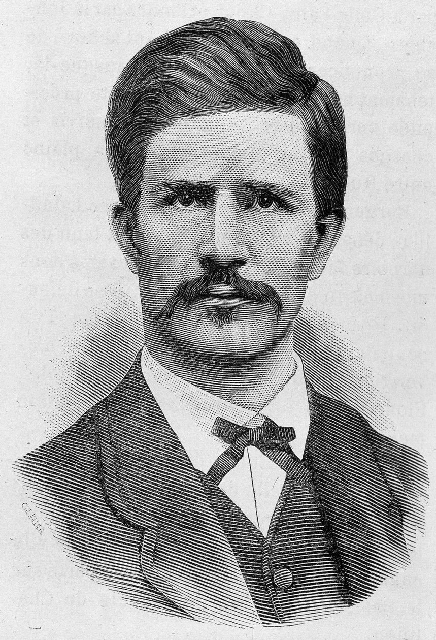 Portrét Louise Rossela (1844 - 1871). Rytina konce 19. století v „Histoire de France““ od H. Martina. od Unknown artist