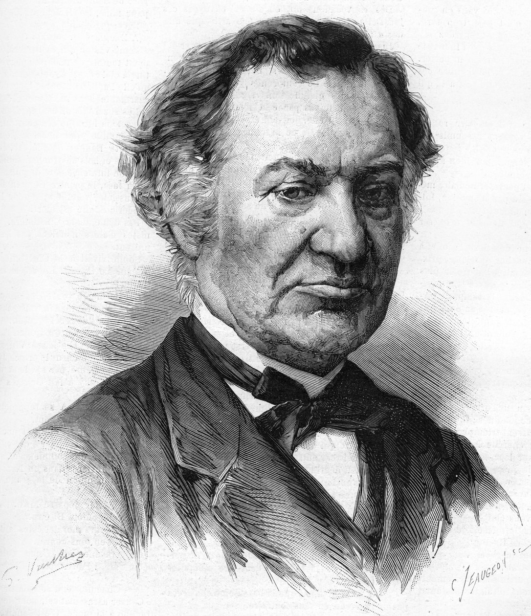 Portrét Louise Veuillota (1813-1883), francouzského novináře a spisovatele. od Unknown artist