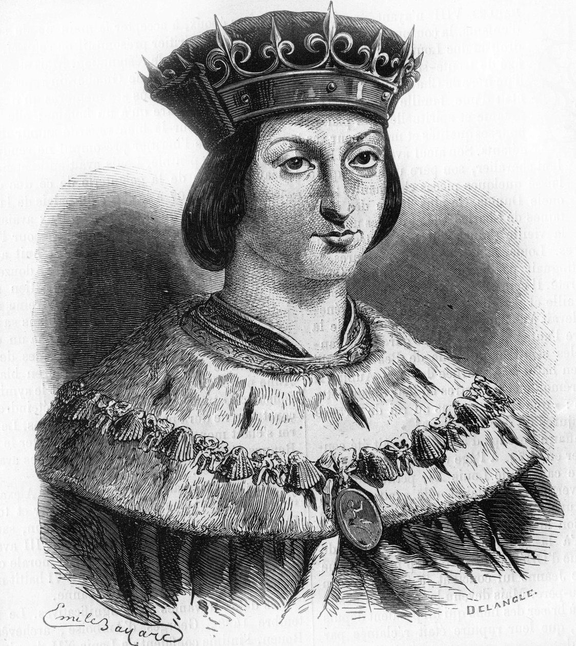 Portrét Ludvíka XII. (1462-1515), krále Francie. od Unknown artist