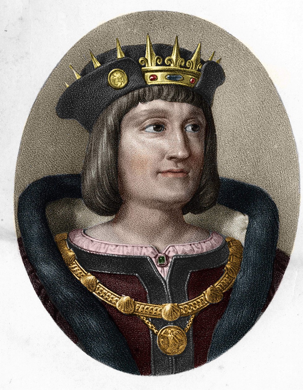 Portrét Ludvíka XII. Francouzský král 1462-1515. od Unknown artist