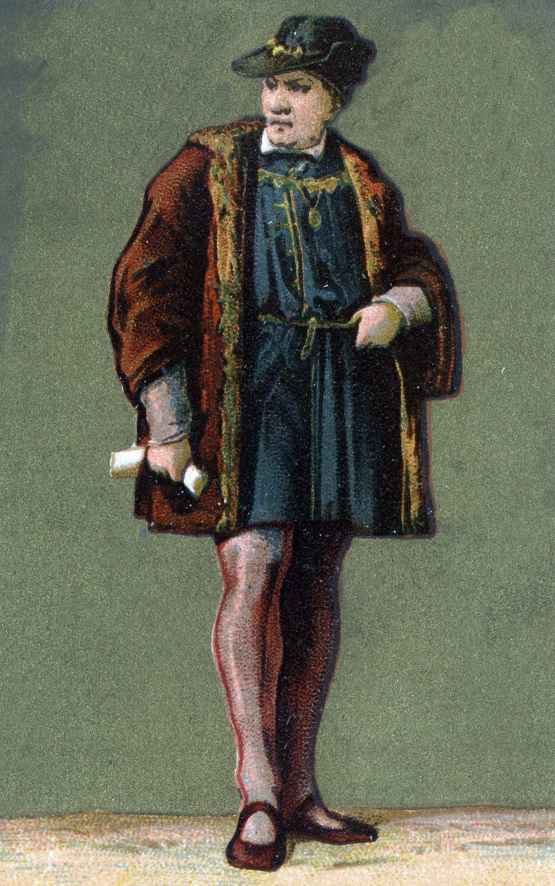 Portrét Ludvíka XI. (1423-1483), krále Francie. od Unknown artist