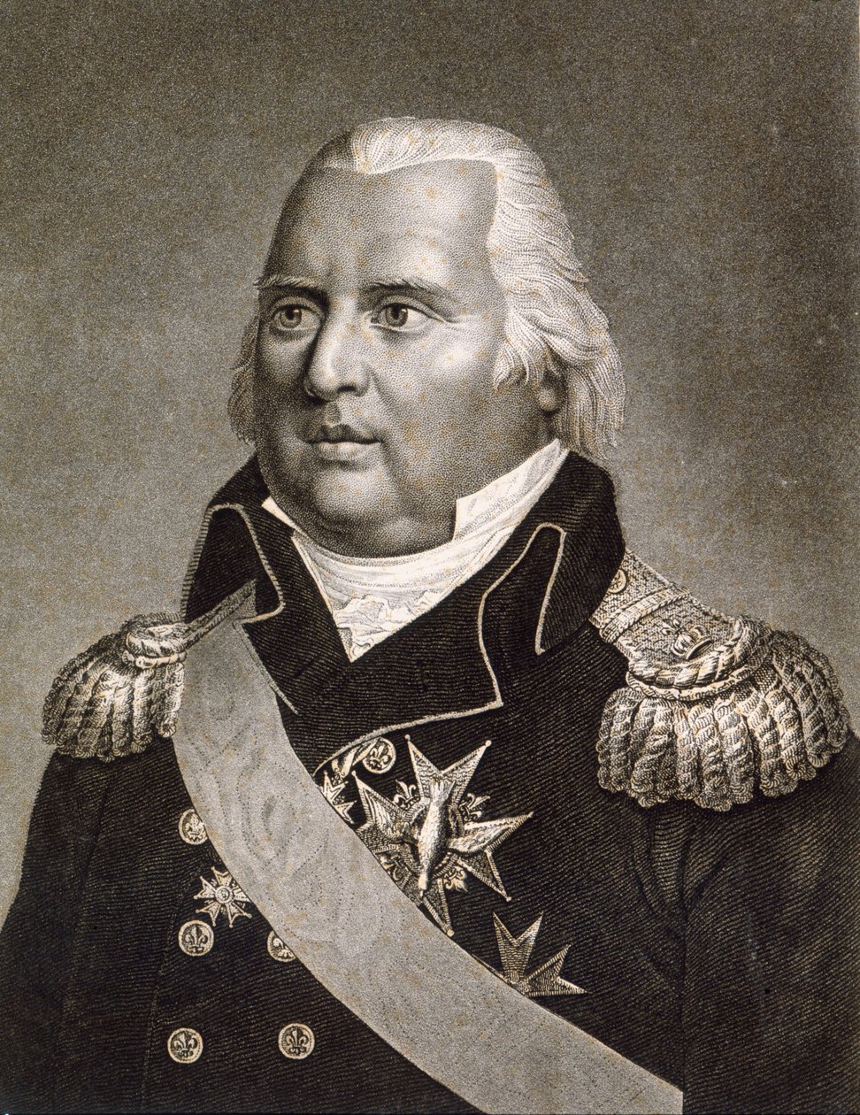 Portrét Ludvíka XVIII (1755 - 1824), krále Francie od Unknown artist