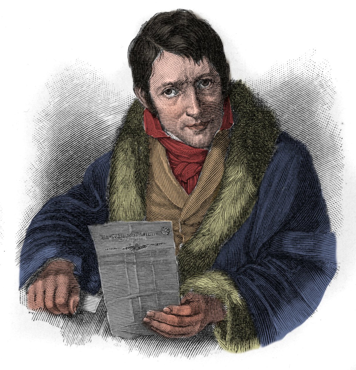 Portrét Ludwiga Bornea (1786-1837), německého spisovatele od Unknown artist