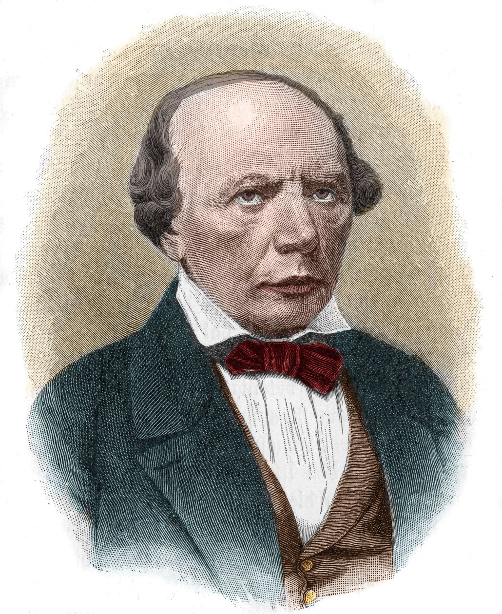 Portrét Ludwiga Uhlanda (1787-1862), německého romantického básníka. od Unknown artist