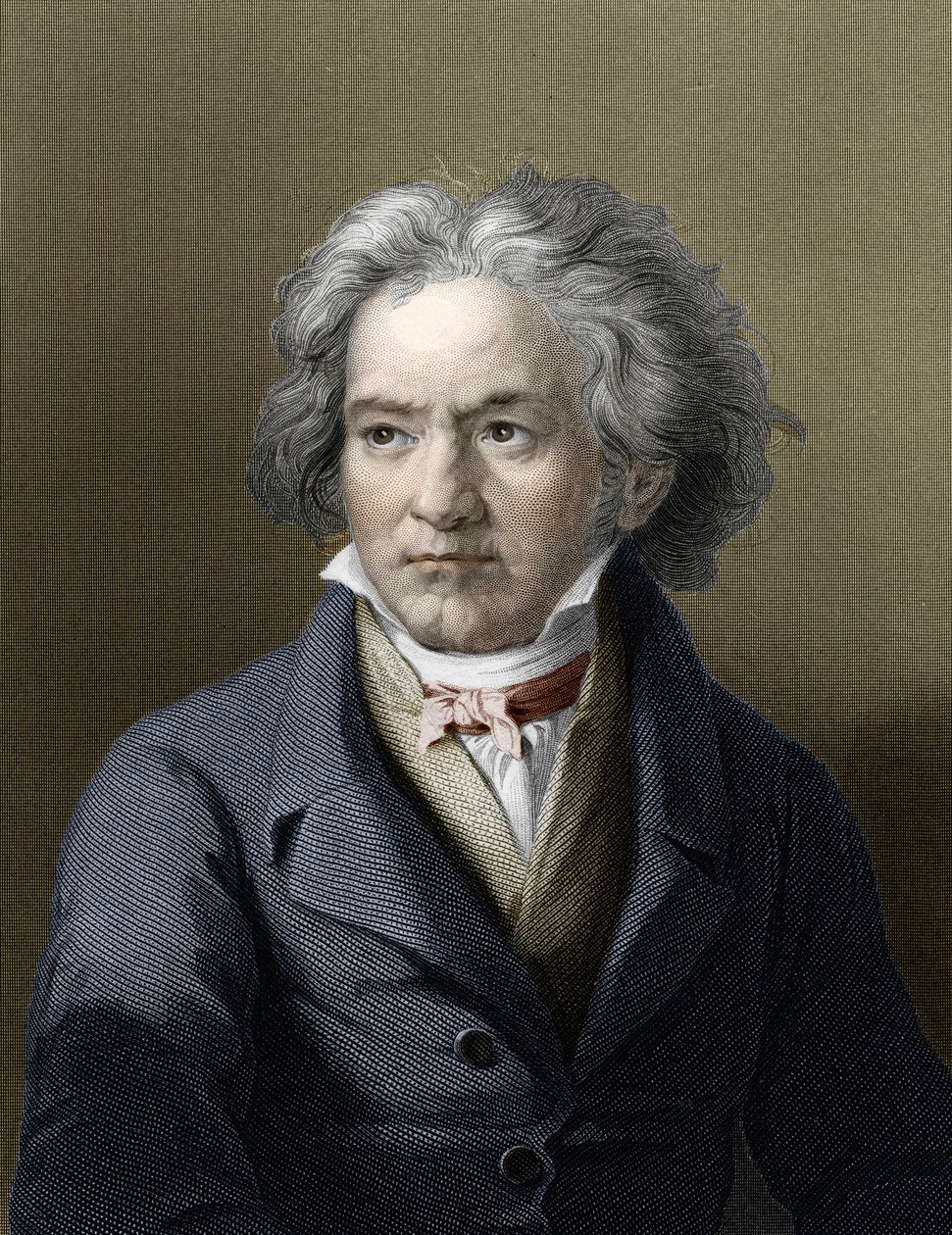 Portrét Ludwiga van Beethovena (1770-1827), německého skladatele. od Unknown artist