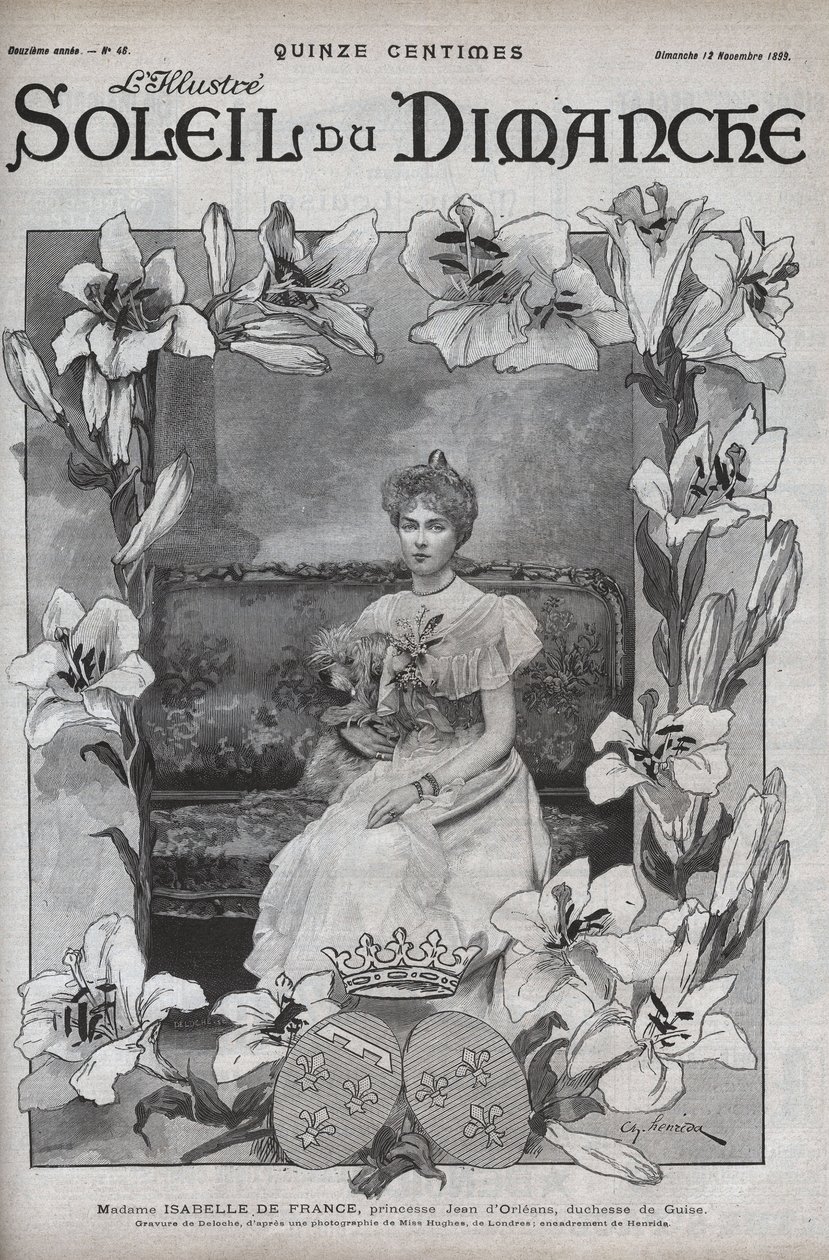 Portrét madame Isabelle z Francie (1878-1961), princezny Jean d