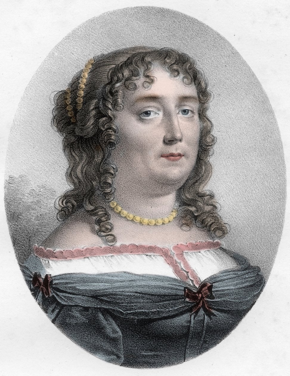 Portrét Madame de Scudery (1607-1701) - Portrét Madame de Scudery (nebo Madeleine de Scuderi (1607 - 1701), francouzská spisovatelka) od Unknown artist