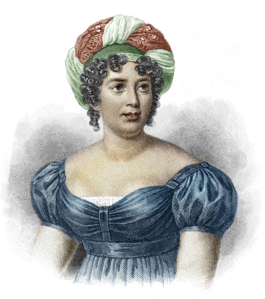 Portrét Madame de Staël (1766-1817), Dopisy od Unknown artist