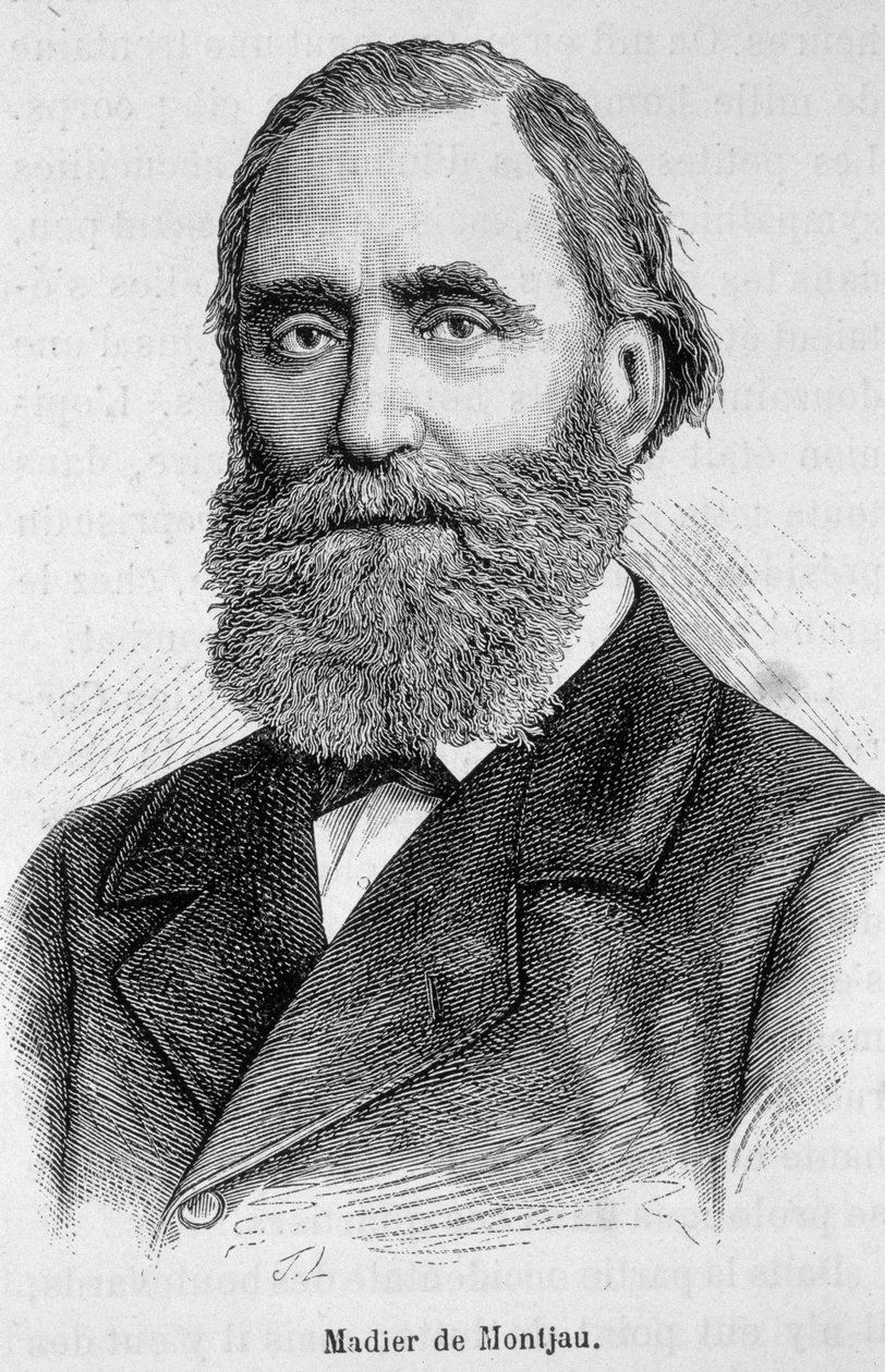 Portrét Madiera de Montjau, francouzského poslance 19. století. od Unknown artist