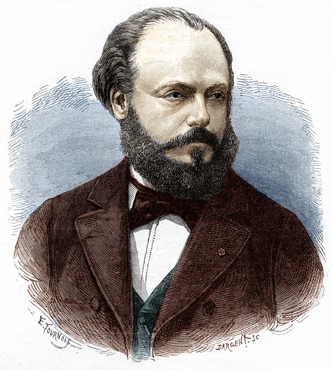 Portrét Marcela Depreze (1843-1918), francouzského inženýra a fyzika. od Unknown artist