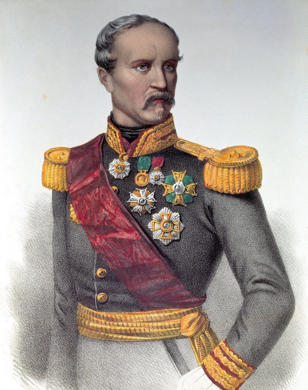 Portrét Marechala Patrice de Mac Mahon (Mac-Mahon) (1808-1893) v době italského venkova od Unknown artist