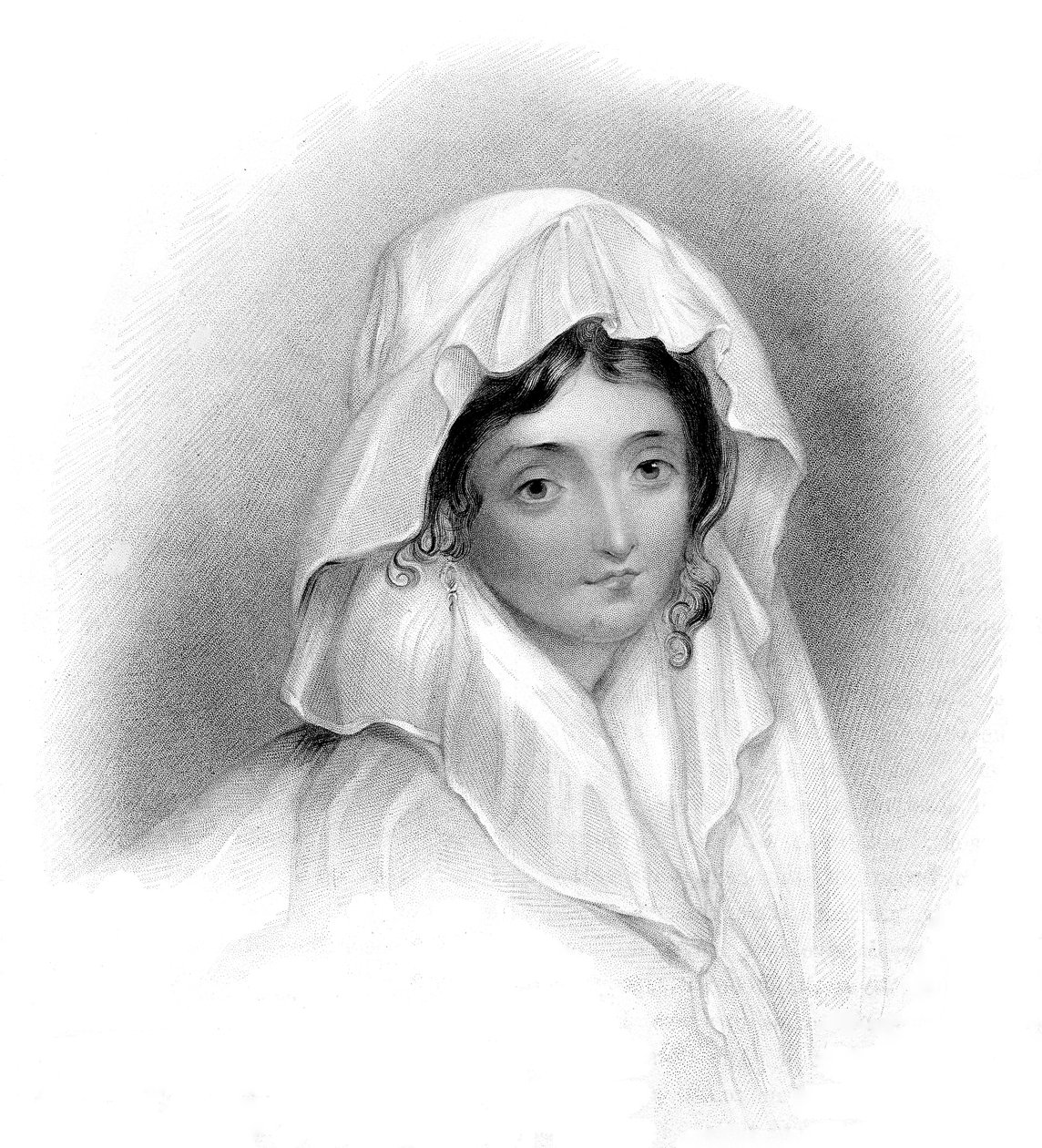 Portrét Margarity Cogni (rytina) od Unknown artist
