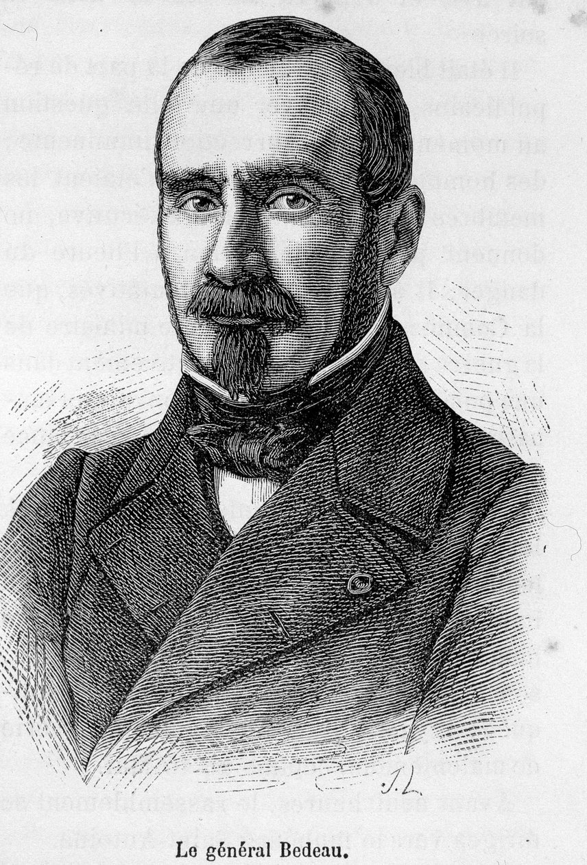 Portrét Marie Alphonse Bedeau, francouzského generála (1804 - 1863). od Unknown artist