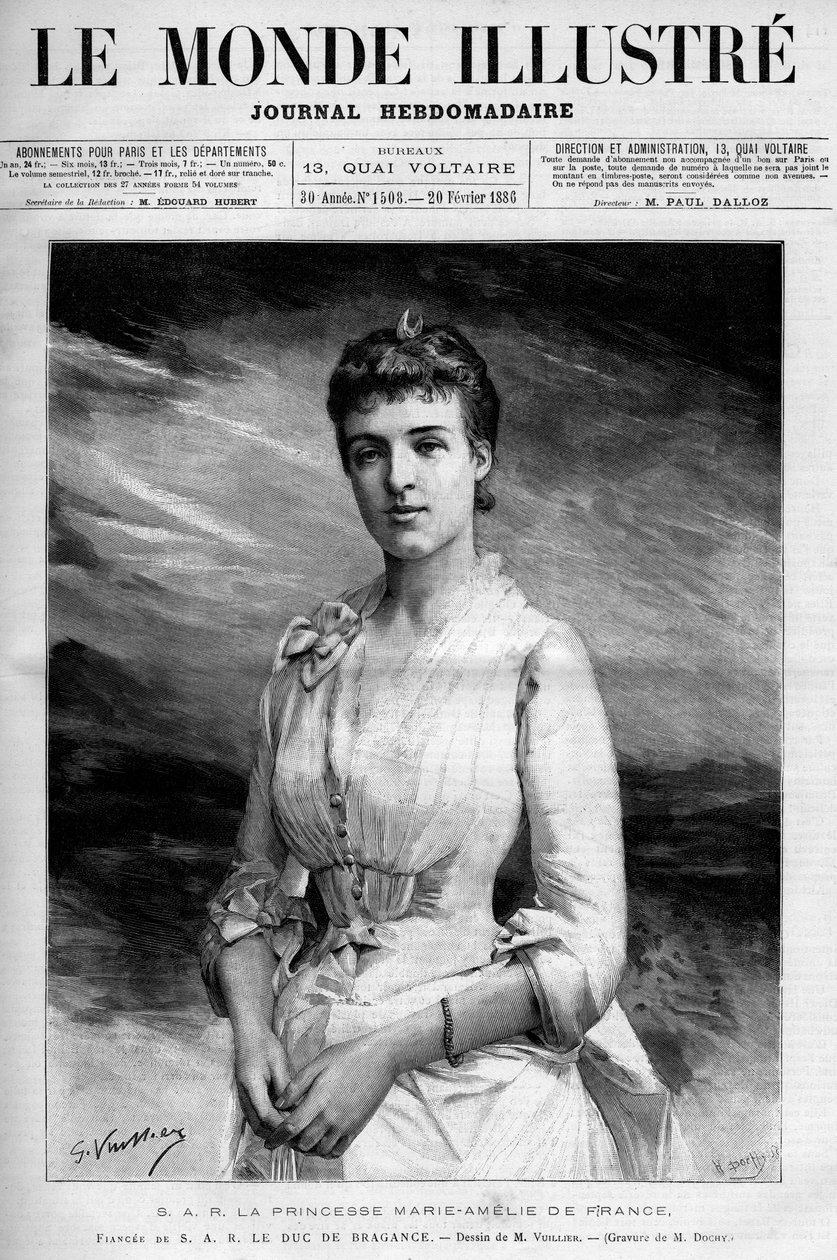 Portrét Marie Amelie d