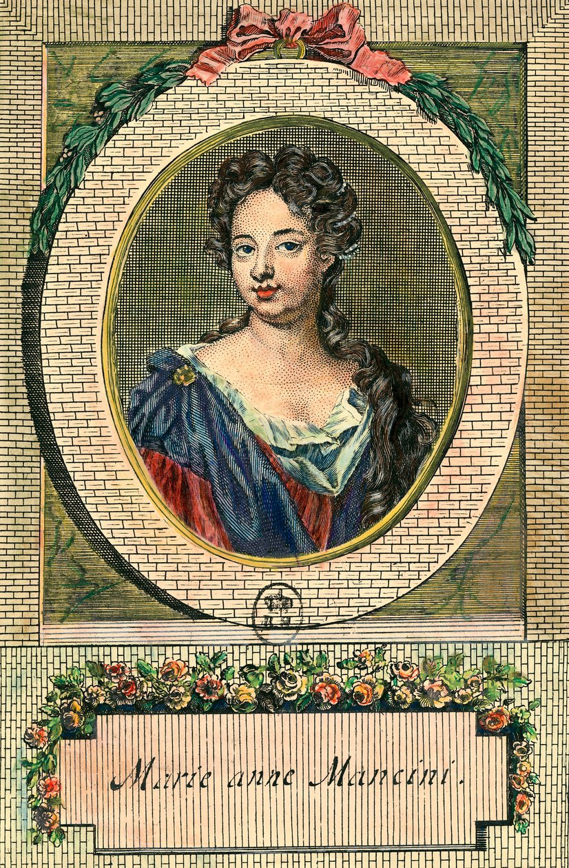 Portrét Marie Anne Mancini od Unknown artist