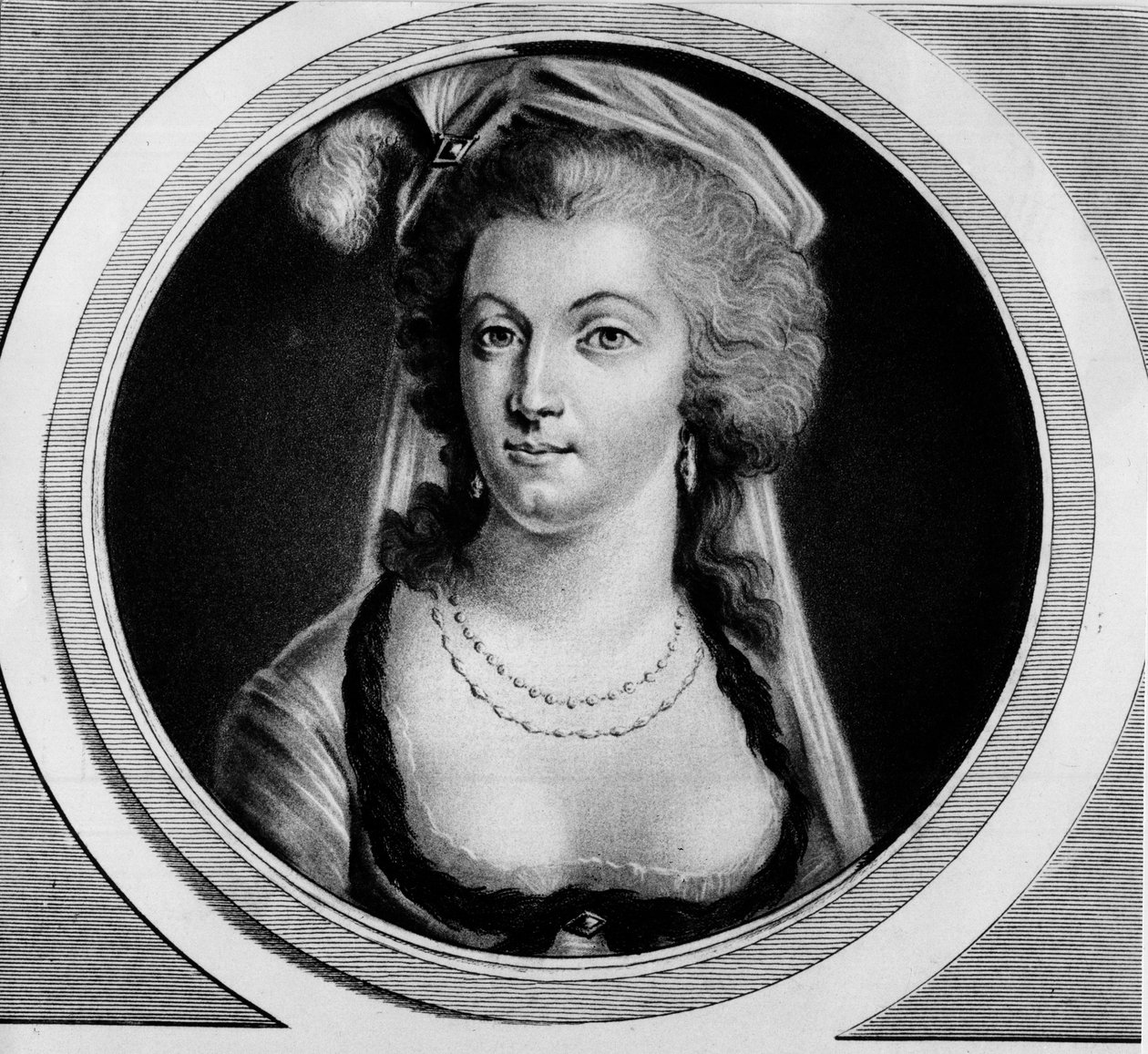 Portrét Marie Antoinetty (Marie-Antoinette od Unknown artist