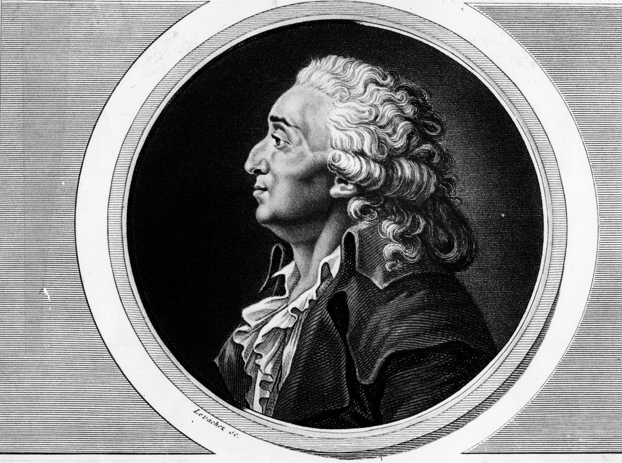 Portrét Marie Jean Antoine Nicolas de Caritat, markýze de Condorcet (1743-1793), zástupce Národního shromáždění a filozof. Rytina v „“ Kompletní sbírka historických obrazů francouzské revoluce, ve třech svazcích.“““ 1804. od Unknown artist