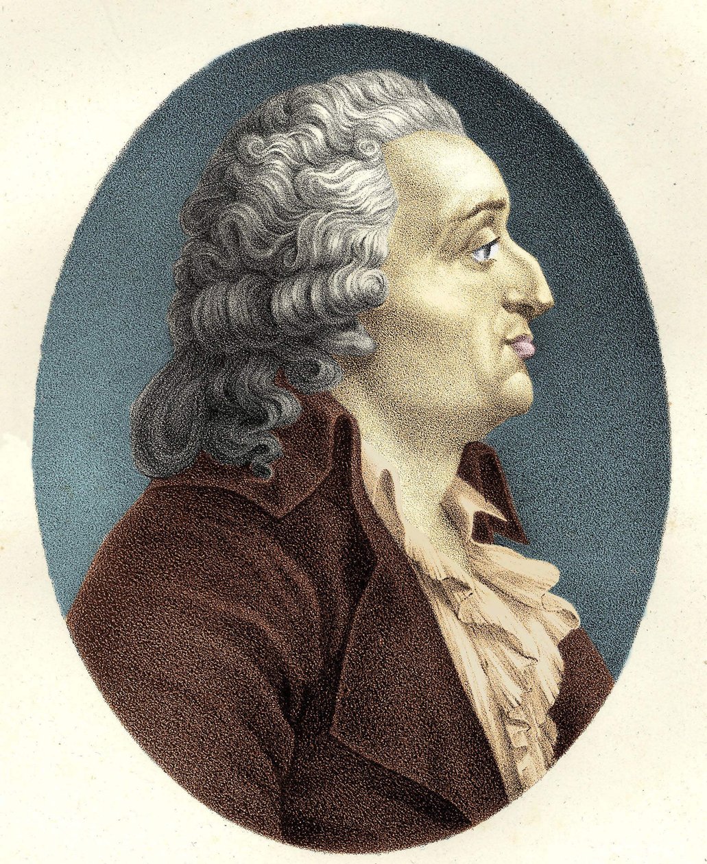 Portrét Marie Jean Antoine Nicolas de Caritat, markýz de Condorcet (1743 - 1794) od Unknown artist