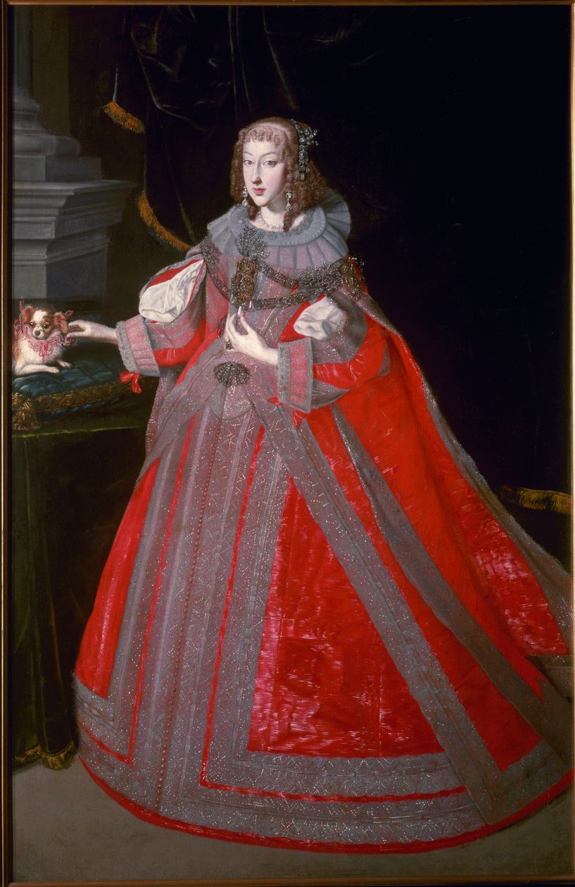 Portrét Marie Leopoldiny Rakouské od Unknown artist