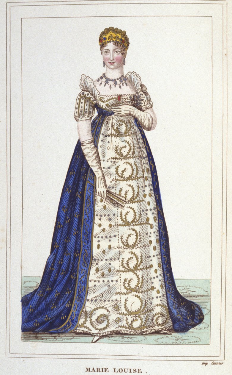 Portrét Marie Luisy Habsburské Lotrinské. Francouzská císařovna (Vídeň od Unknown artist