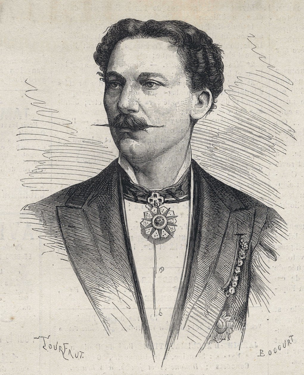 Portrét Mariuse Cazeneuvea (1839-1913), francouzského prestidigitátora. od Unknown artist