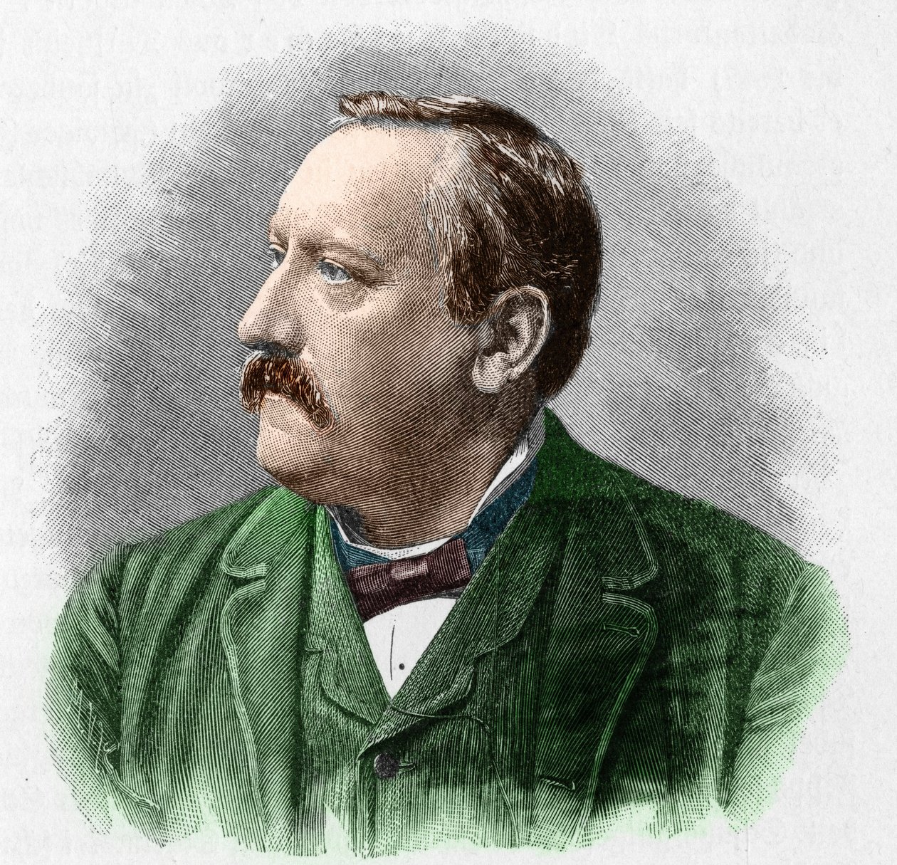 Portrét Martina Greifa (1839-1911) německý básník. od Unknown artist