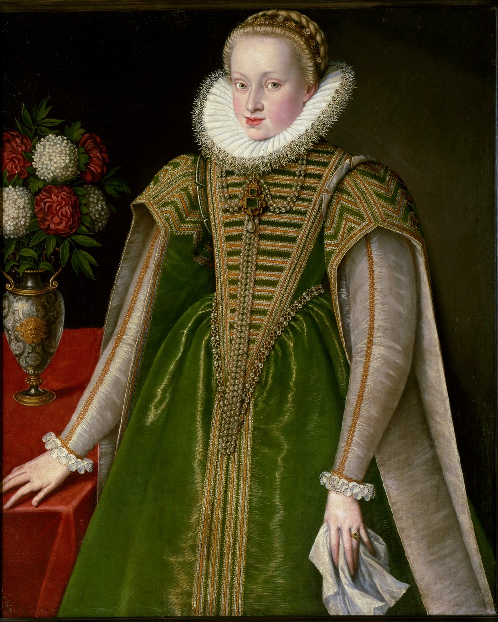 Portrét Marie Christine Rakouské, manželky Sigismonda I. Bathoryho od Unknown artist